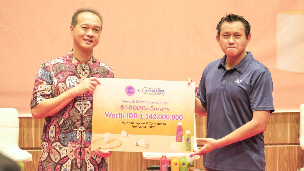 Dukung Atlet Muda Bulu Tangkis Indonesia, Re.juve Berkolaborasi Bersama Candra Wijaya International Badminton Centre