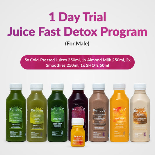 1 Day Juice Fast Detox Program - Male