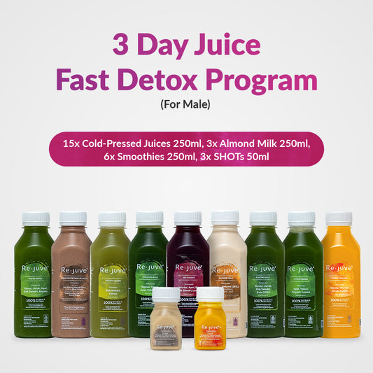 3 Days Juice Fast Detox Program - Male