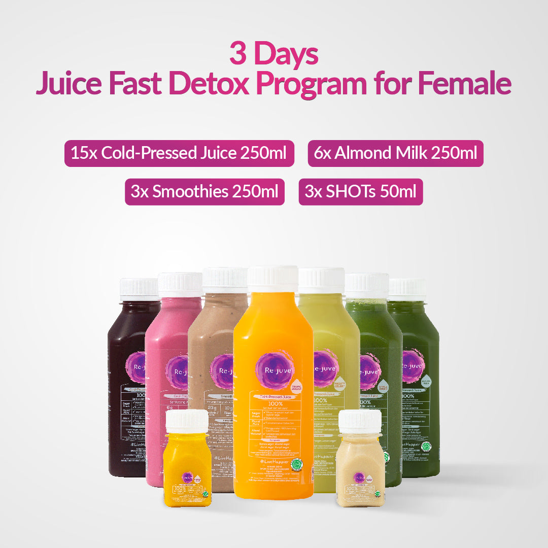 3 Days Juice Fast Detox Program - Female