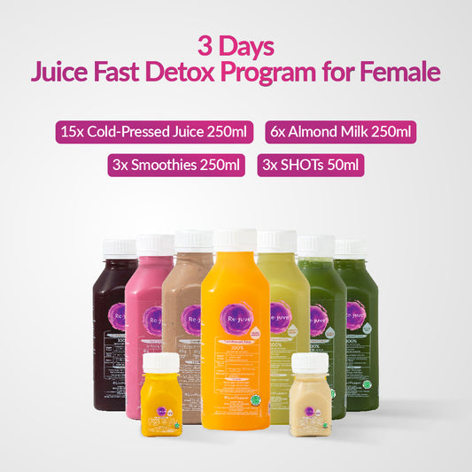 3 Days Juice Fast Detox Program - Female