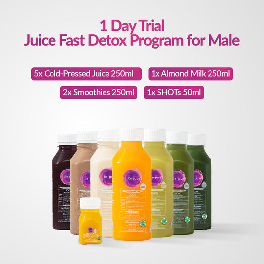 1 Day Juice Fast Detox Program - Male