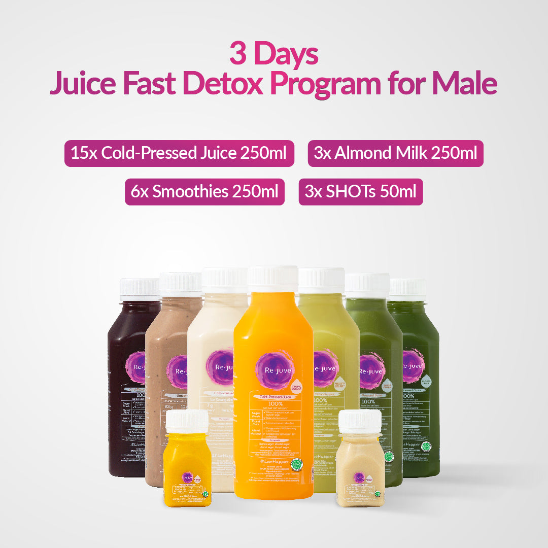 3 Days Juice Fast Detox Program - Male