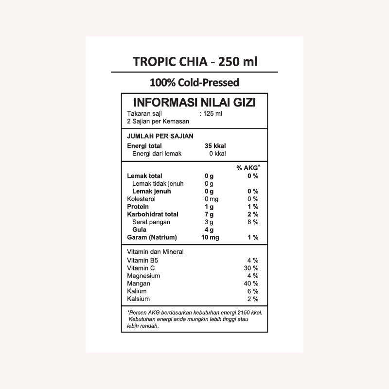 Tropic Chia