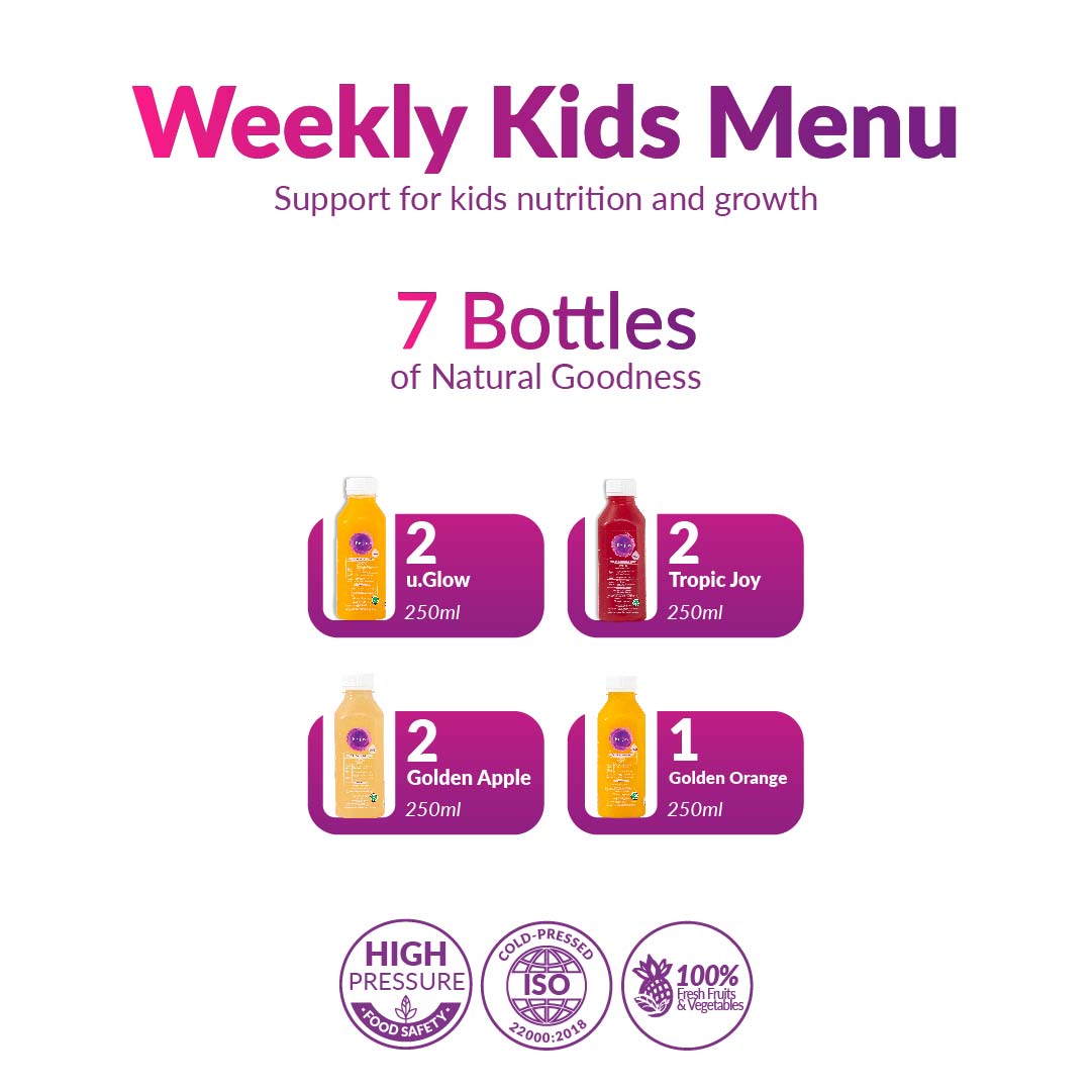 Functional Package - Weekly Kids Menu