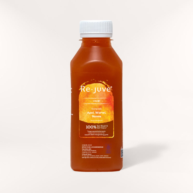 A bottle of Re.juve i.Glw.